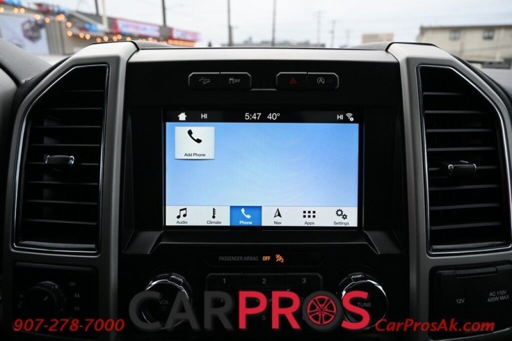 2018 Ford F-150 Lariat - 4X4 - Crew Cab - FX4 Off Road Pkg - Chrome Appearance Pkg - Heated & Cooled Leather Seats - Remote Start - Twin Panel Moonroof - Navigation - Max Trailer Tow Pkg - 1 Owner Anchorage AK