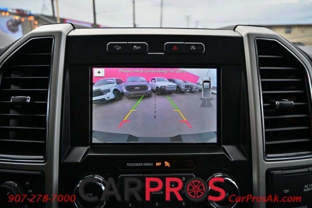 2018 Ford F-150 Lariat - 4X4 - Crew Cab - FX4 Off Road Pkg - Chrome Appearance Pkg - Heated & Cooled Leather Seats - Remote Start - Twin Panel Moonroof - Navigation - Max Trailer Tow Pkg - 1 Owner Anchorage AK