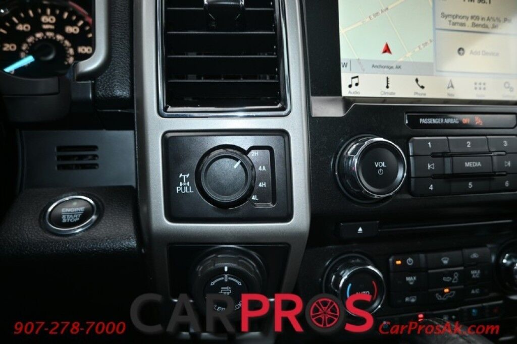 2018 Ford F-150 Lariat - 4X4 - Crew Cab - FX4 Off Road Pkg - Chrome Appearance Pkg - Heated & Cooled Leather Seats - Remote Start - Twin Panel Moonroof - Navigation - Max Trailer Tow Pkg - 1 Owner Anchorage AK