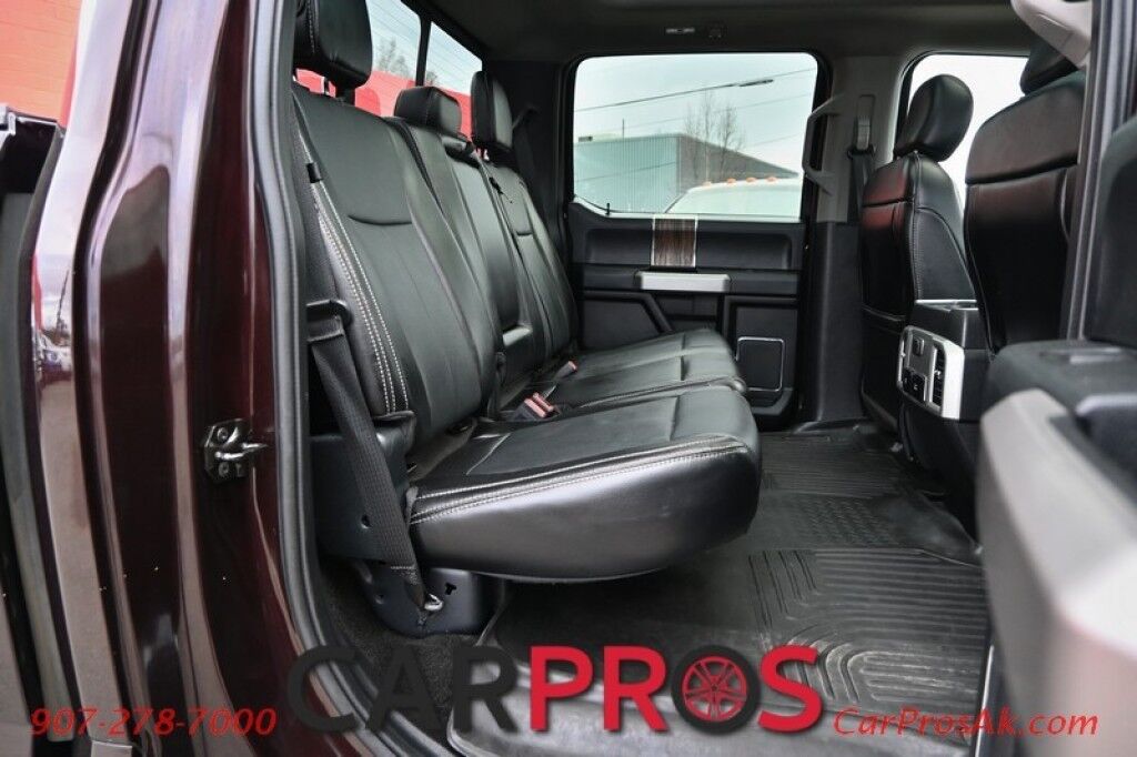 2018 Ford F-150 Lariat - 4X4 - Crew Cab - FX4 Off Road Pkg - Chrome Appearance Pkg - Heated & Cooled Leather Seats - Remote Start - Twin Panel Moonroof - Navigation - Max Trailer Tow Pkg - 1 Owner Anchorage AK