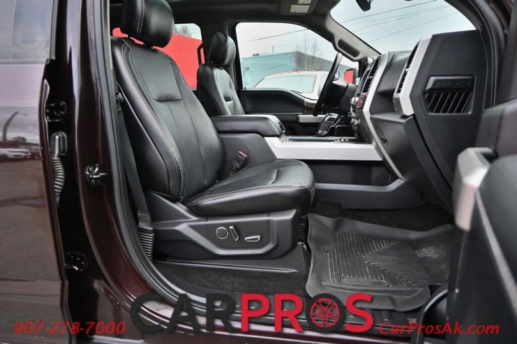 2018 Ford F-150 Lariat - 4X4 - Crew Cab - FX4 Off Road Pkg - Chrome Appearance Pkg - Heated & Cooled Leather Seats - Remote Start - Twin Panel Moonroof - Navigation - Max Trailer Tow Pkg - 1 Owner Anchorage AK