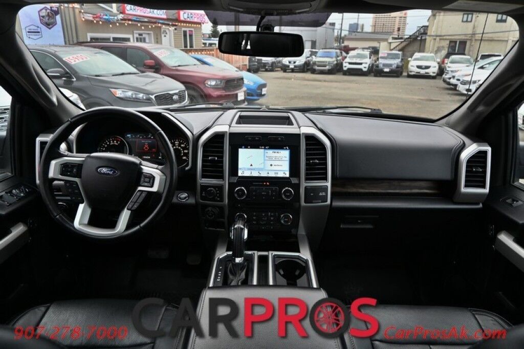 2018 Ford F-150 Lariat - 4X4 - Crew Cab - FX4 Off Road Pkg - Chrome Appearance Pkg - Heated & Cooled Leather Seats - Remote Start - Twin Panel Moonroof - Navigation - Max Trailer Tow Pkg - 1 Owner Anchorage AK