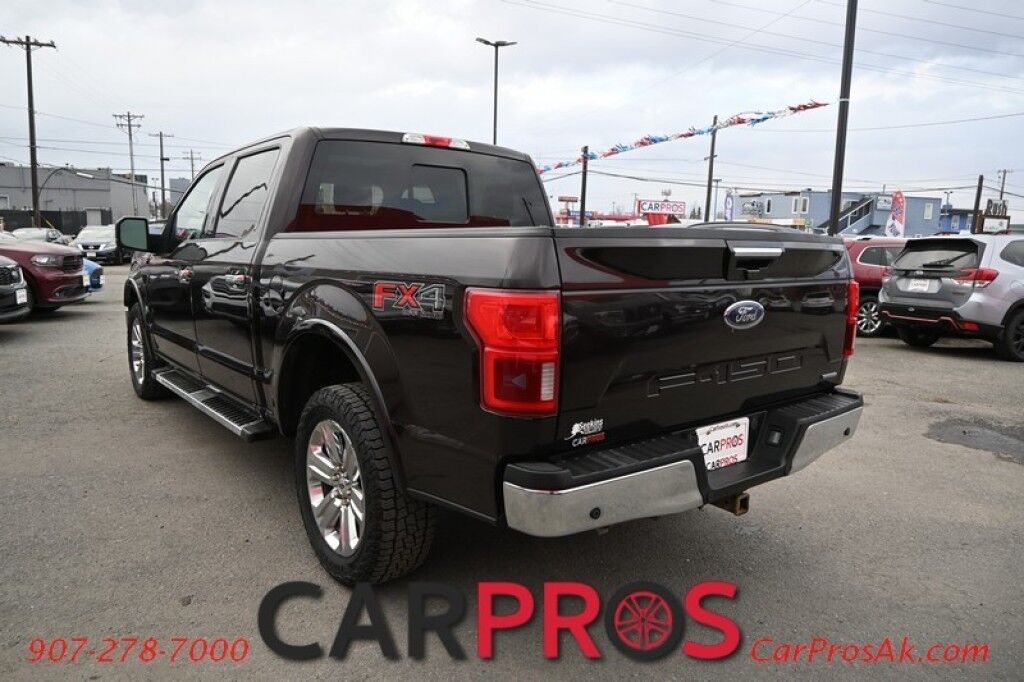2018 Ford F-150 Lariat - 4X4 - Crew Cab - FX4 Off Road Pkg - Chrome Appearance Pkg - Heated & Cooled Leather Seats - Remote Start - Twin Panel Moonroof - Navigation - Max Trailer Tow Pkg - 1 Owner Anchorage AK