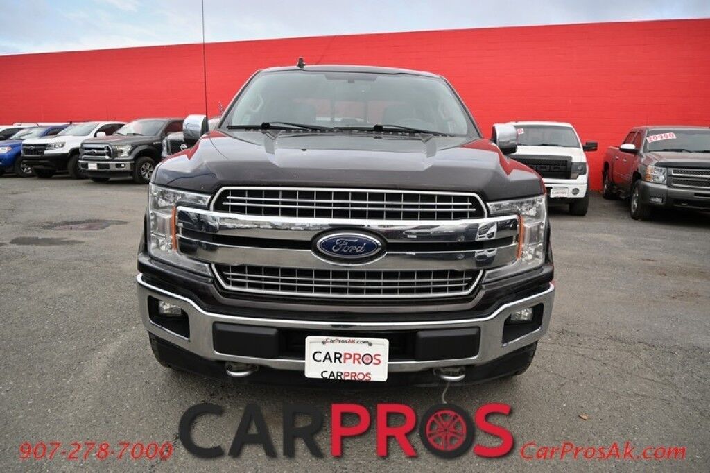 2018 Ford F-150 Lariat - 4X4 - Crew Cab - FX4 Off Road Pkg - Chrome Appearance Pkg - Heated & Cooled Leather Seats - Remote Start - Twin Panel Moonroof - Navigation - Max Trailer Tow Pkg - 1 Owner Anchorage AK