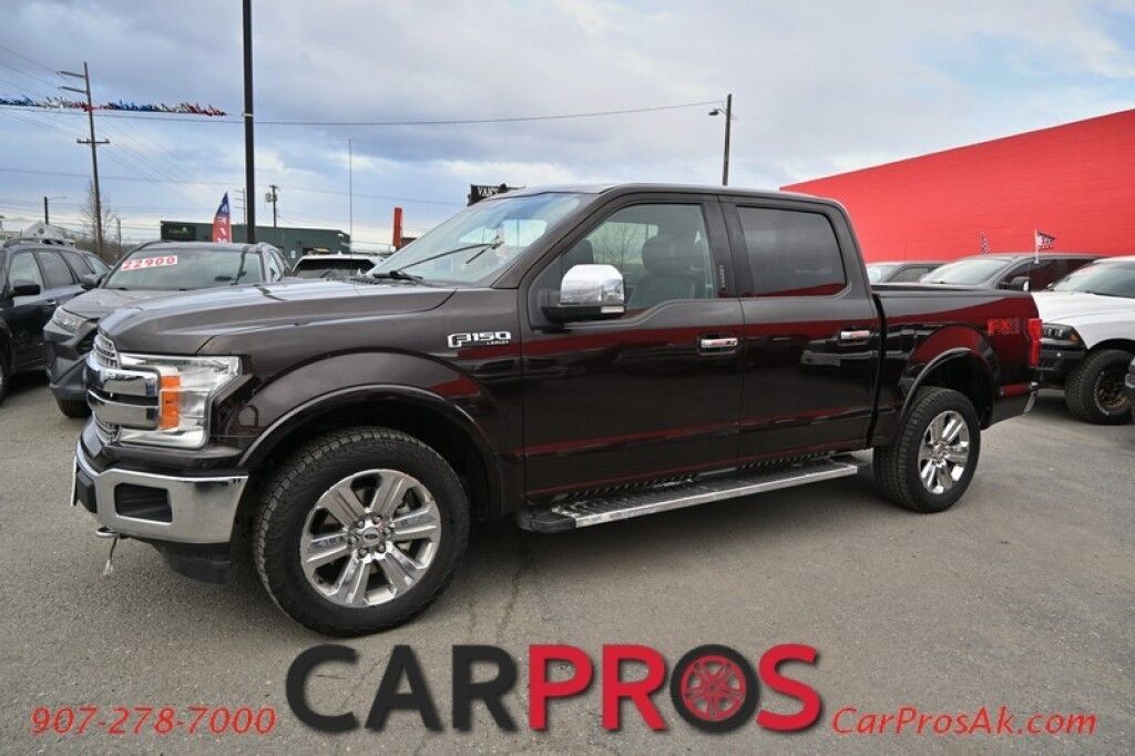 2018 Ford F-150 Lariat- 3.5L V6 Ecoboost - 4X4 - Crew Cab - Front Heated & Cooled Seats - Remote Start - Block Heater - Twin Panel Moonroof - FX4 Off Road Package - Fog Lights - Spray In Bedliner - Max Trailer Tow Package - 1 Owner