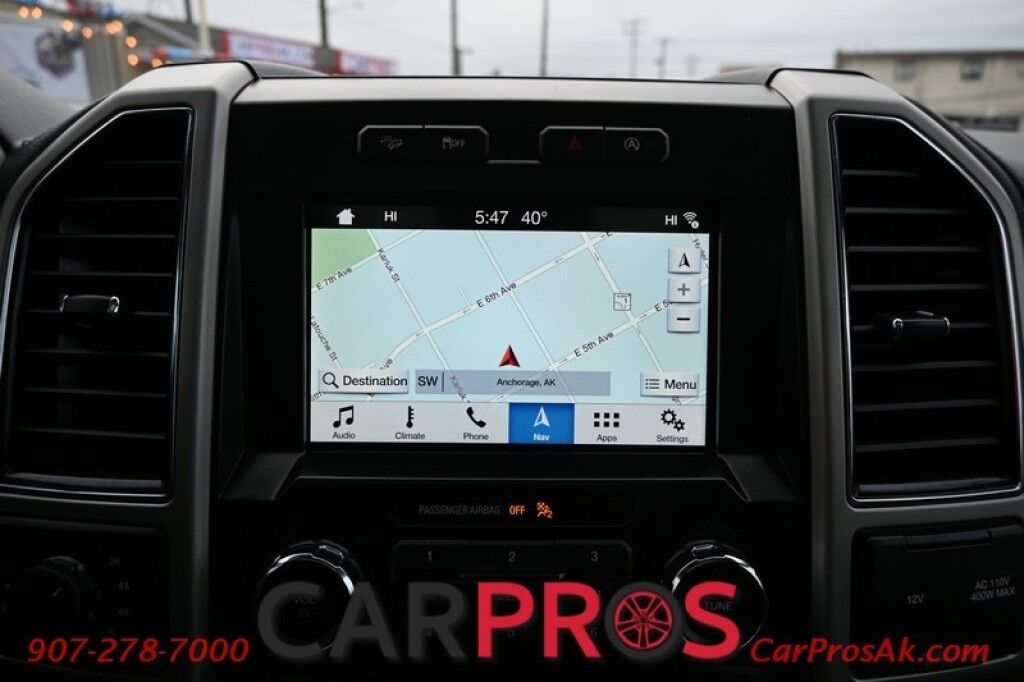 2018 Ford F-150 Lariat- 3.5L V6 Ecoboost - 4X4 - Front Heated & Cooled Seats - Remote Start - Block Heater - Twin Panel Moonroof - FX4 Off Road Package - Fog Lights - Spray In Bedliner - Max Trailer Tow Package - 1 Owner Anchorage AK