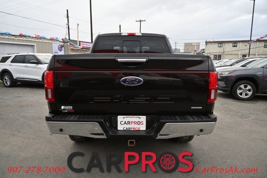 2018 Ford F-150 Lariat- 3.5L V6 Ecoboost - 4X4 - Front Heated & Cooled Seats - Remote Start - Block Heater - Twin Panel Moonroof - FX4 Off Road Package - Fog Lights - Spray In Bedliner - Max Trailer Tow Package - 1 Owner Anchorage AK