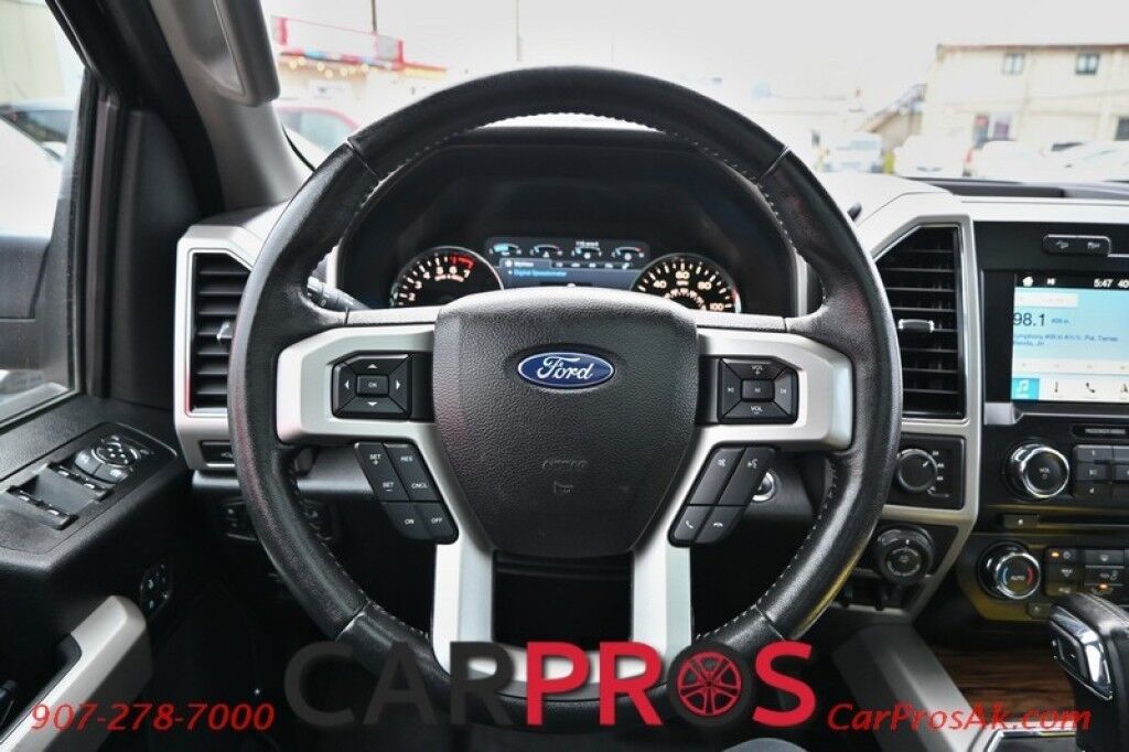 2018 Ford F-150 Lariat- 3.5L V6 Ecoboost - 4X4 - Front Heated & Cooled Seats - Remote Start - Block Heater - Twin Panel Moonroof - FX4 Off Road Package - Fog Lights - Spray In Bedliner - Max Trailer Tow Package - 1 Owner Anchorage AK