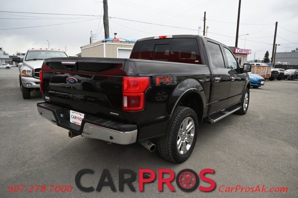 2018 Ford F-150 Lariat- 3.5L V6 Ecoboost - 4X4 - Front Heated & Cooled Seats - Remote Start - Block Heater - Twin Panel Moonroof - FX4 Off Road Package - Fog Lights - Spray In Bedliner - Max Trailer Tow Package - 1 Owner Anchorage AK