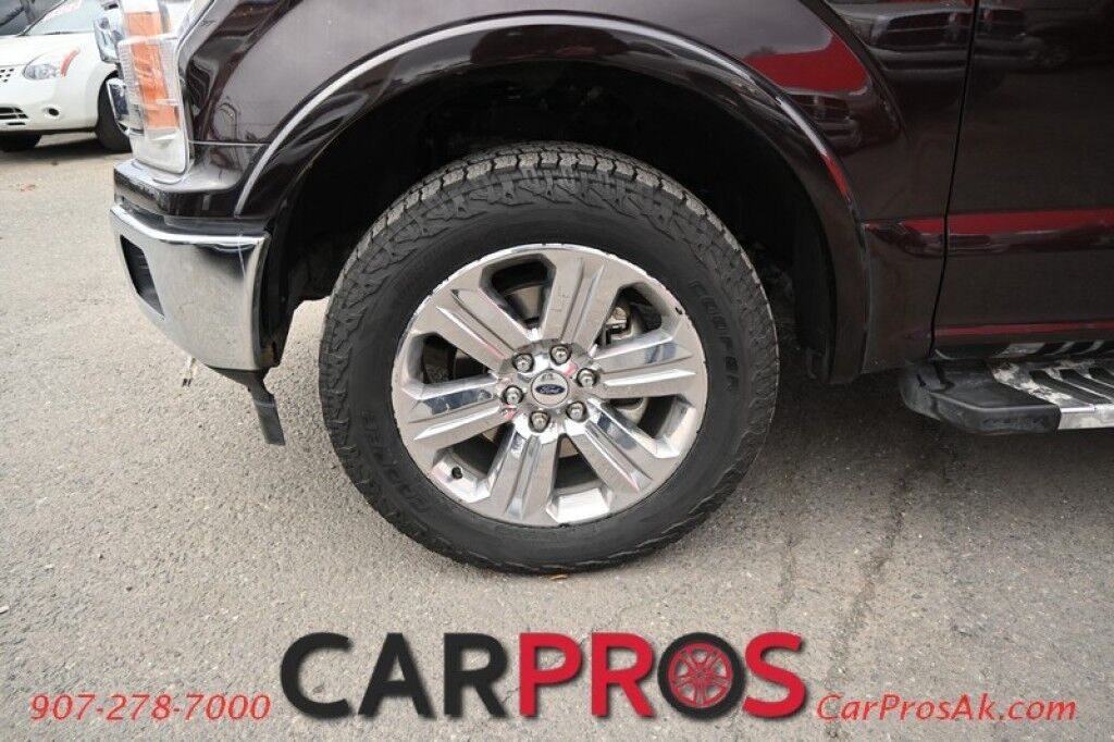 2018 Ford F-150 Lariat- 3.5L V6 Ecoboost - 4X4 - Front Heated & Cooled Seats - Remote Start - Block Heater - Twin Panel Moonroof - FX4 Off Road Package - Fog Lights - Spray In Bedliner - Max Trailer Tow Package - 1 Owner Anchorage AK