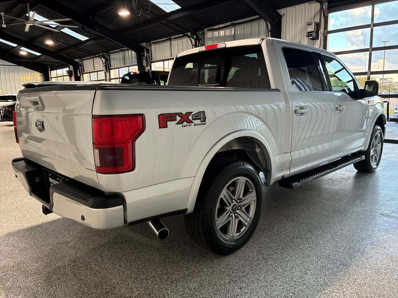 2018 Ford F-150 Lariat, 5.0 V8, 4x4, 502A Luxury Pkg, Pano Roof, FX4, Tow, 36 Gallon Tank