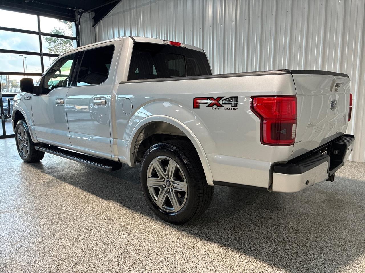 2018 Ford F-150 Lariat, 5.0 V8, 4x4, 502A Luxury Pkg, Pano Roof, FX4, Tow, 36 Gallon Tank