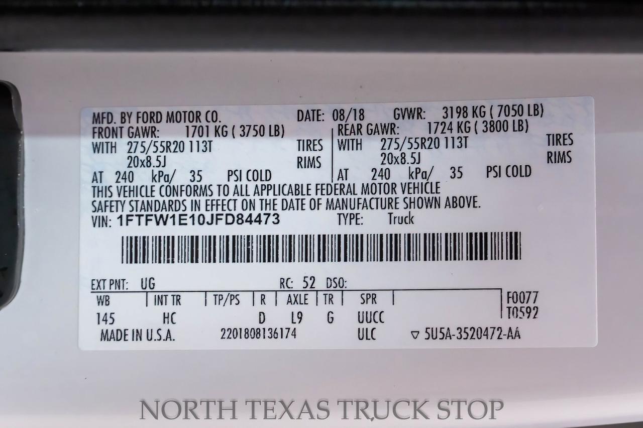 2018 Ford F-150 Lariat FX4 3.0L Power Stroke Diesel 4X4 Mansfield TX