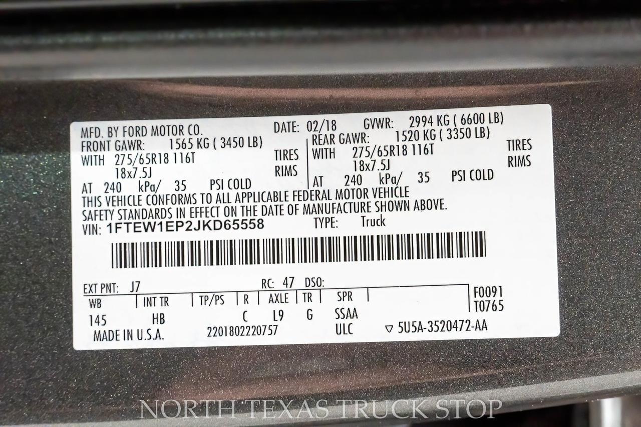 2018 Ford F-150 Lariat Sport 2.7L EcoBoost 4x4 Mansfield TX