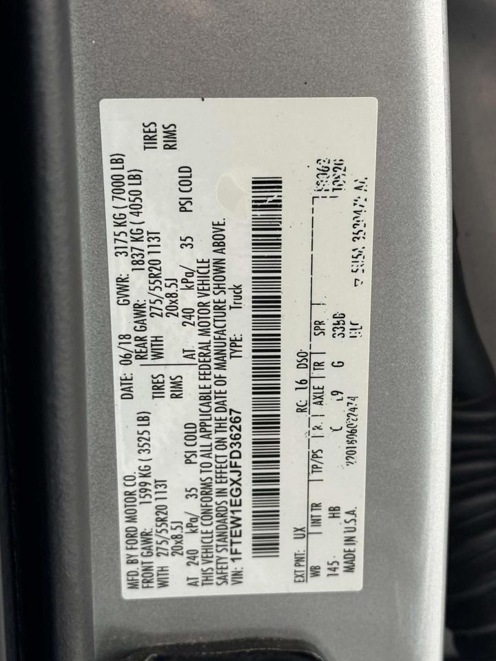 2018 Ford F-150 Lariat Fredericksburg VA