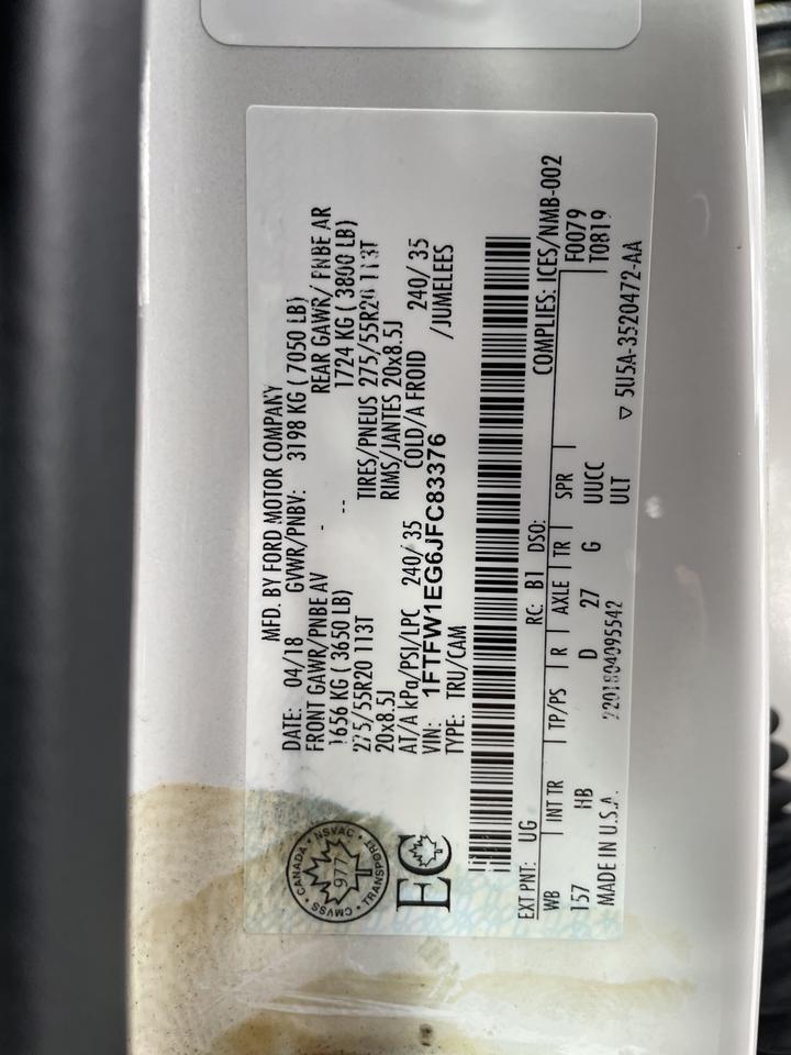 2018 Ford F-150 Lariat Springfield VA