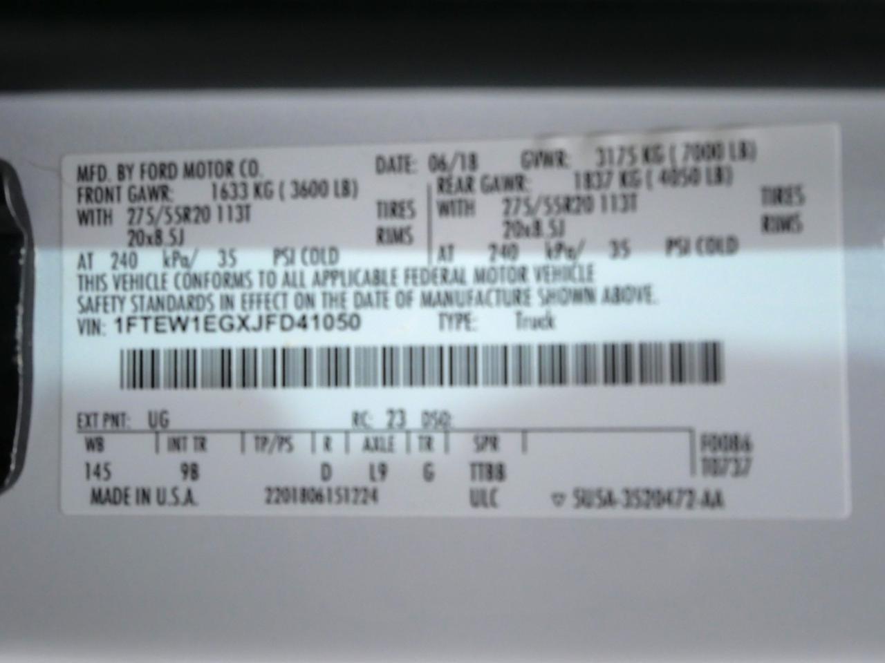 2018 Ford F-150 Platinum 3.5L EcoBoost 4x4 Mansfield TX