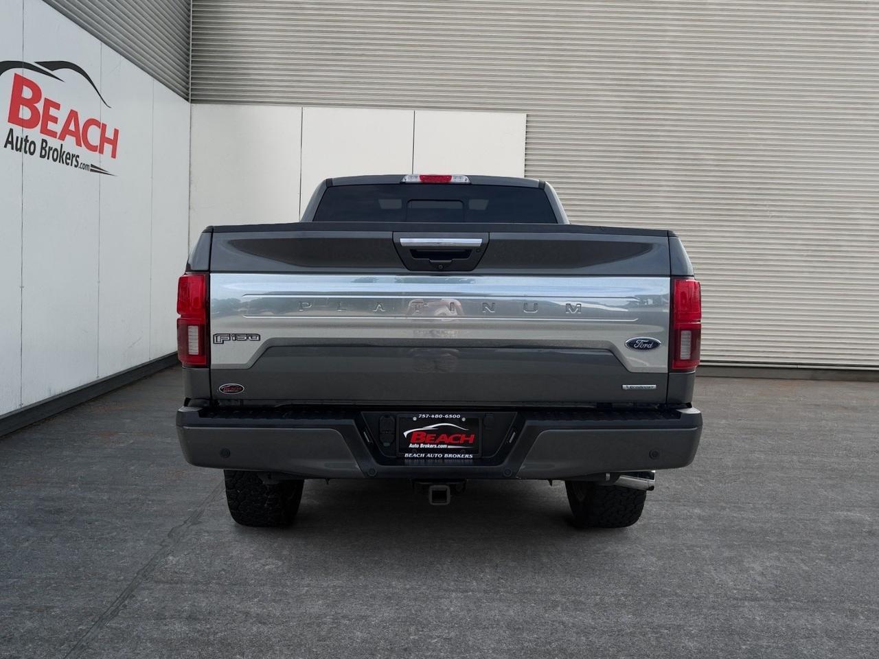 2018 Ford F-150 Platinum, MOONROOF, HEATED/VENTILATED SEATS, HEATED REAR SEATS, BLUETOOTH, POWER RUNNING BOARDS, TOW PACKAGE, BED LINER, POWER SLIDING REAR WINDOW POWER FOLDING MIRRORS, BACKUP CAMERA, REMOTE START, CLEAN CARFAX, SUPER CLEAN! Norfolk VA