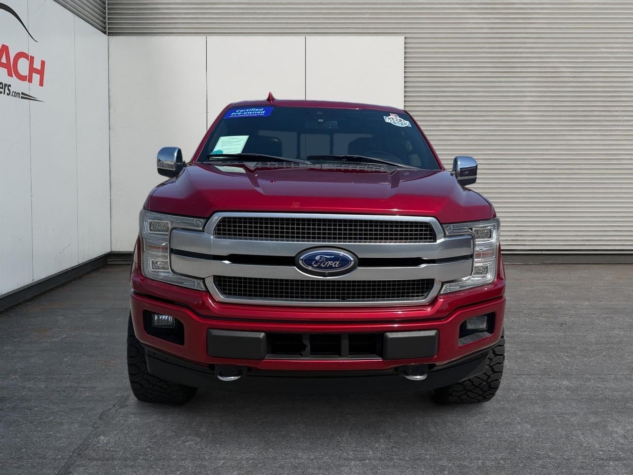 2018 Ford F-150 Platinum, MOONROOF, HEATED/VENTILATED SEATS, HEATED REAR SEATS, POWER SLIDING REAR WINDOW, POWER RUNNING BOARDS, B&O SPEAKERS, BACKUP CAMERA, POWER/HEATED MIRRORS, THIS FORD HAS IT ALL! Norfolk VA