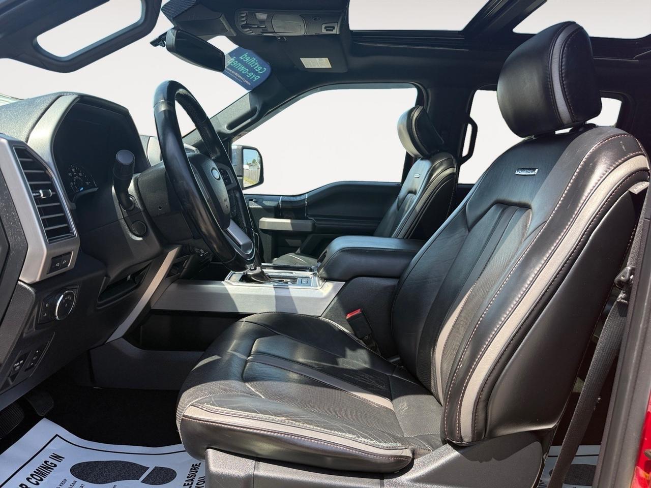 2018 Ford F-150 Platinum, MOONROOF, HEATED/VENTILATED SEATS, HEATED REAR SEATS, POWER SLIDING REAR WINDOW, POWER RUNNING BOARDS, B&O SPEAKERS, BACKUP CAMERA, POWER/HEATED MIRRORS, THIS FORD HAS IT ALL!