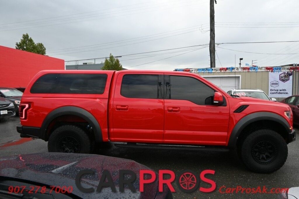 2018 Ford F-150 Raptor - 3.5L V6 Twin Turbo - Automatic - Raptor Tech Package - Front &amp; 2nd Row Heated Leather Seats - Remote Start - Pro Trailer Backup Assist - Off Road Shocks - 360&Acirc;&deg; Camera w- Backup - Spray In Bedliner - Paint Matched Topper - Tow Anchorage AK