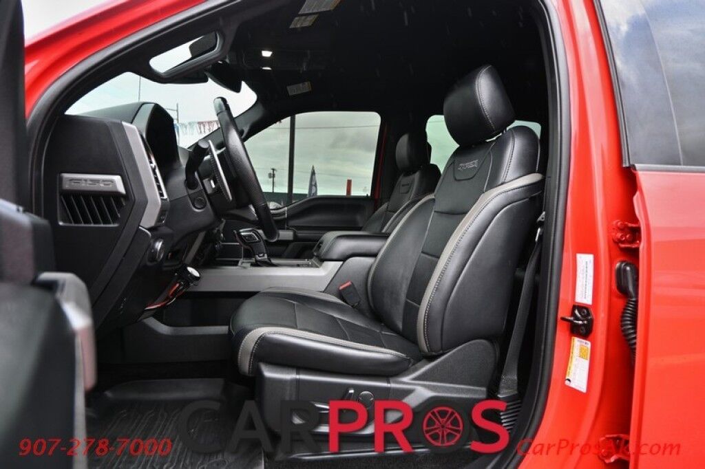 2018 Ford F-150 Raptor - 3.5L V6 Twin Turbo - Automatic - Raptor Tech Package - Front &amp; 2nd Row Heated Leather Seats - Remote Start - Pro Trailer Backup Assist - Off Road Shocks - 360&Acirc;&deg; Camera w- Backup - Spray In Bedliner - Paint Matched Topper - Tow Anchorage AK
