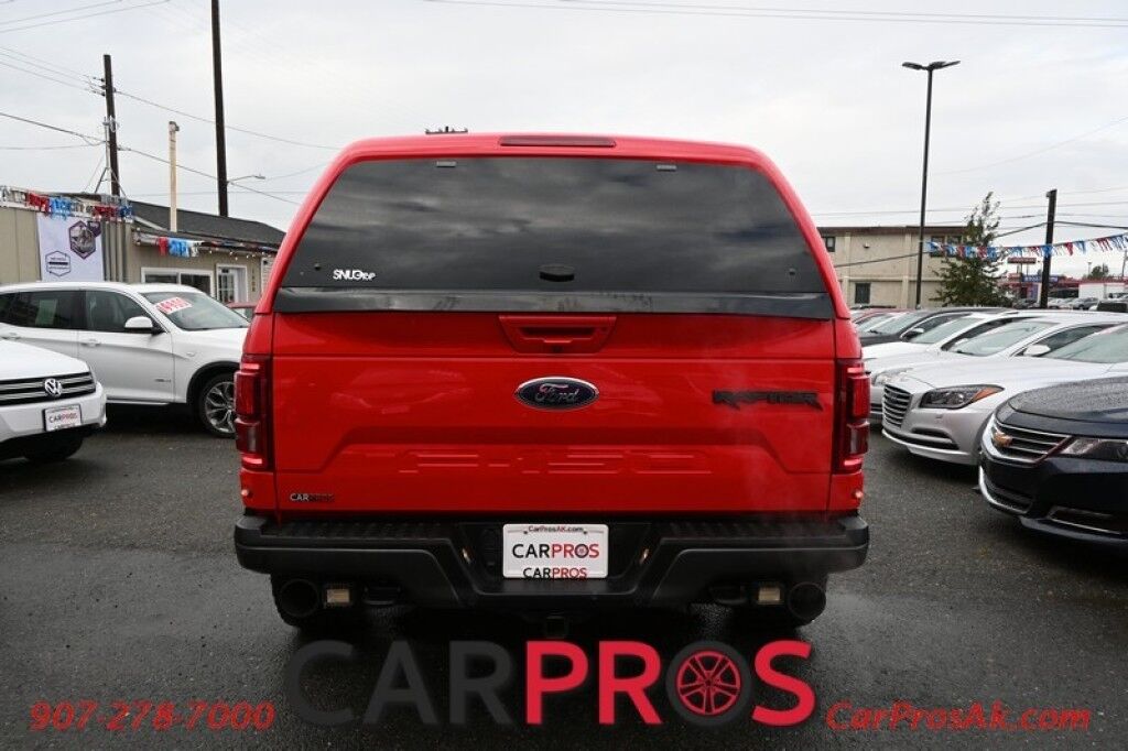 2018 Ford F-150 Raptor - 3.5L V6 Twin Turbo - Automatic - Raptor Tech Package - Front &amp; 2nd Row Heated Leather Seats - Remote Start - Pro Trailer Backup Assist - Off Road Shocks - 360&Acirc;&deg; Camera w- Backup - Spray In Bedliner - Paint Matched Topper - Tow Anchorage AK