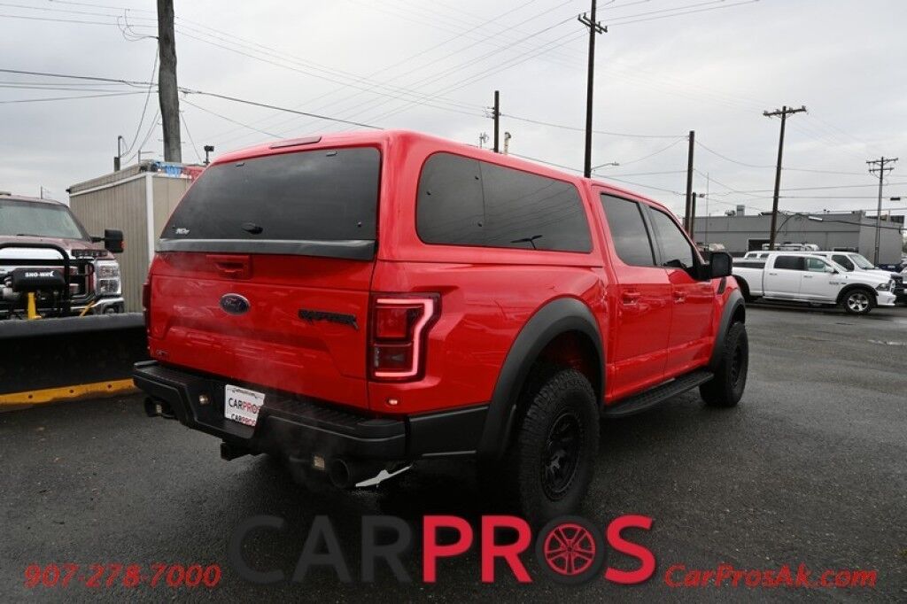2018 Ford F-150 Raptor - 3.5L V6 Twin Turbo - Automatic - Raptor Tech Package - Front &amp; 2nd Row Heated Leather Seats - Remote Start - Pro Trailer Backup Assist - Off Road Shocks - 360&Acirc;&deg; Camera w- Backup - Spray In Bedliner - Paint Matched Topper - Tow Anchorage AK