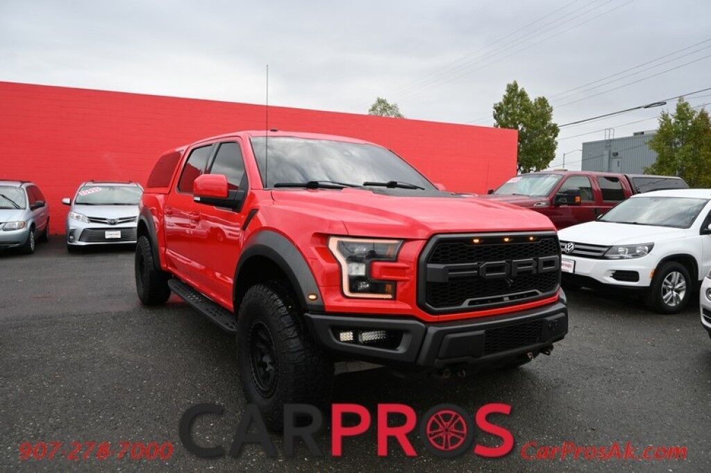 2018 Ford F-150 Raptor - 3.5L V6 Twin Turbo - Automatic - Raptor Tech Package - Front &amp; 2nd Row Heated Leather Seats - Remote Start - Pro Trailer Backup Assist - Off Road Shocks - 360&Acirc;&deg; Camera w- Backup - Spray In Bedliner - Paint Matched Topper - Tow Anchorage AK