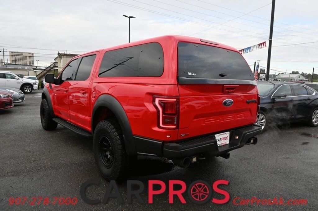 2018 Ford F-150 Raptor - 3.5L V6 Twin Turbo - Automatic - Raptor Tech Package - Front &amp; 2nd Row Heated Leather Seats - Remote Start - Pro Trailer Backup Assist - Off Road Shocks - 360&Acirc;&deg; Camera w- Backup - Spray In Bedliner - Paint Matched Topper - Tow Anchorage AK