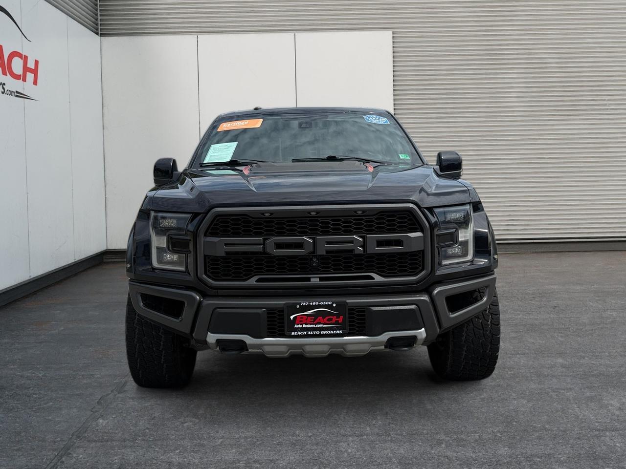 2018 Ford F-150 Raptor, HEATED AND VENTILATED SEATS, HEATED STEERING WHEEL, HEATED REAR, B;O SPEAKERS, TOW PACKAGE, POWER SLIDING REAR WINDOW, BACKUP CAMERA, MOONROOF, APPLE CARPLAY/ANDROID AUTO, THIS RAPTOR IS FULLY LOADED! Norfolk VA