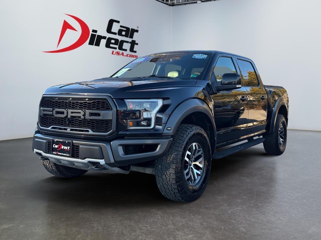 2018 Ford F-150 Raptor, RUNNING BOARDS, FENDER FLARES, TOW PACKAGE, AUTO START/STOP, HEATED AND VENTILATED SEATS, HEATED STEERING WHEEL, POWER SLIDING REAR WINDOW, 360 BACKUP CAMERA, MOONROOF, APPLE CARPLAY/ANDROID AUTO, GET DANGEROUS IN THIS RAPTOR! Virginia Beach VA