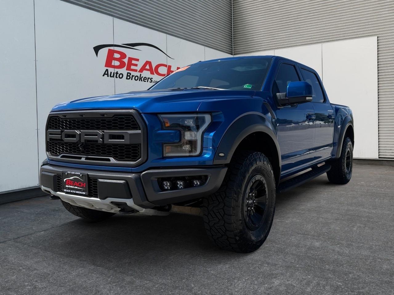 2018 Ford F-150 Raptor, RUNNING BOARDS, HEATED STEERING WHEEL, FIRST AND SECOND ROW HEATED SEATS, PRO TRAILER BACKUP ASSIST, TWIN PANEL MOONROOF, TAILGATE STEP, UNLEASH THE BEAST IN THIS RAPTOR! Norfolk VA