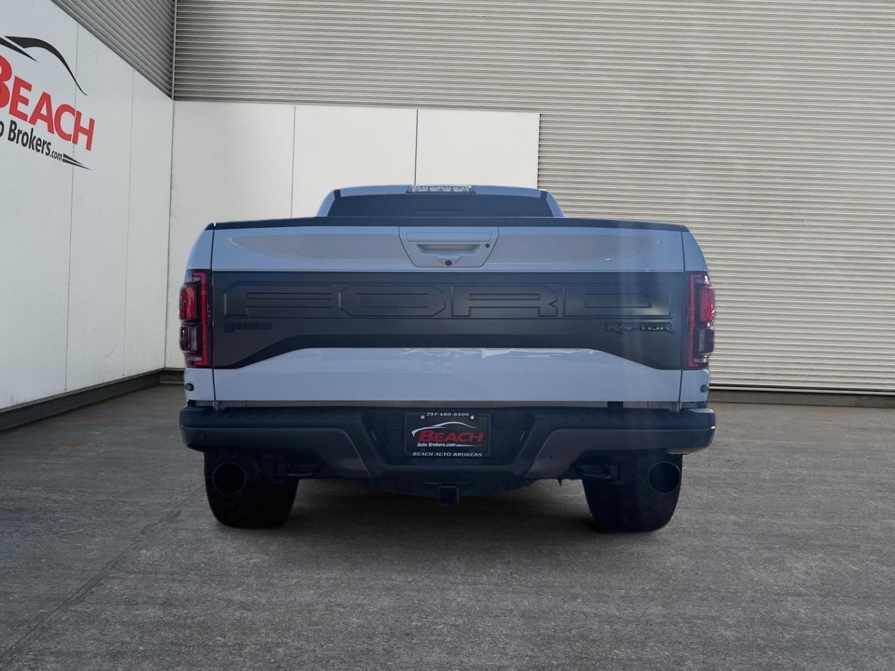 2018 Ford F-150 Raptor, RUNNING BOARDS, TOW PACKAGE, POWER REAR SLIDING WINDOW, BACKUP CAMERA, HEATED STEERING WHEEL, 4X4, TWIN PANEL MOONROOF, CLEAN CARFAX, OWN THE ROAD WITH THIS RAPTOR! Norfolk VA