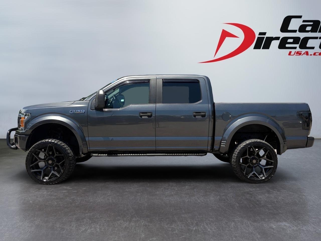 2018 Ford F-150 XL, RUNNING BOARDS, LIFTED, TOW PACKAGE, FENDER FLARES, BACKUP CAMERA WITH PARKING SENSORS, SYNC BLUETOOTH, BED LINER, AUTO START/STOP, HEATED POWER MIRRORS, LOW MILES, CLEAN CARFAX, BUILT FORD TOUGH FOR YOU!