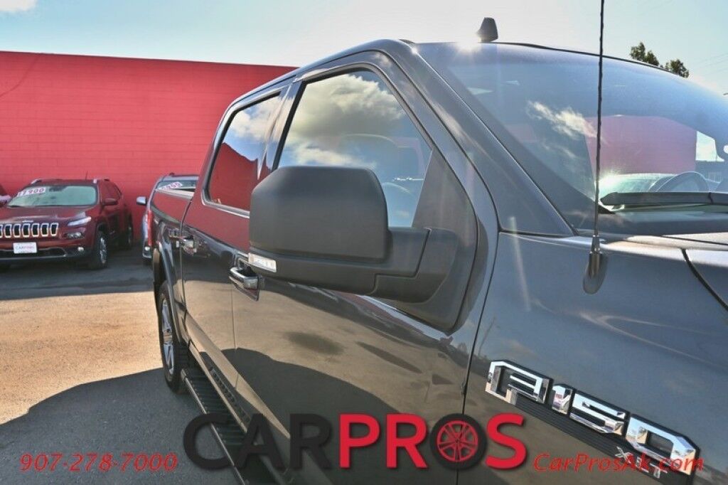 2018 Ford F-150 XLT - 5.0L V8 - Crew Cab - FX4 Off Road Package - 4X4 - Block Heater - Power & Heated Cloth Seats - Remote Start - Twin Panel Moonroof - Trailer Brake Controller - Bedliner - Tow Package Anchorage AK