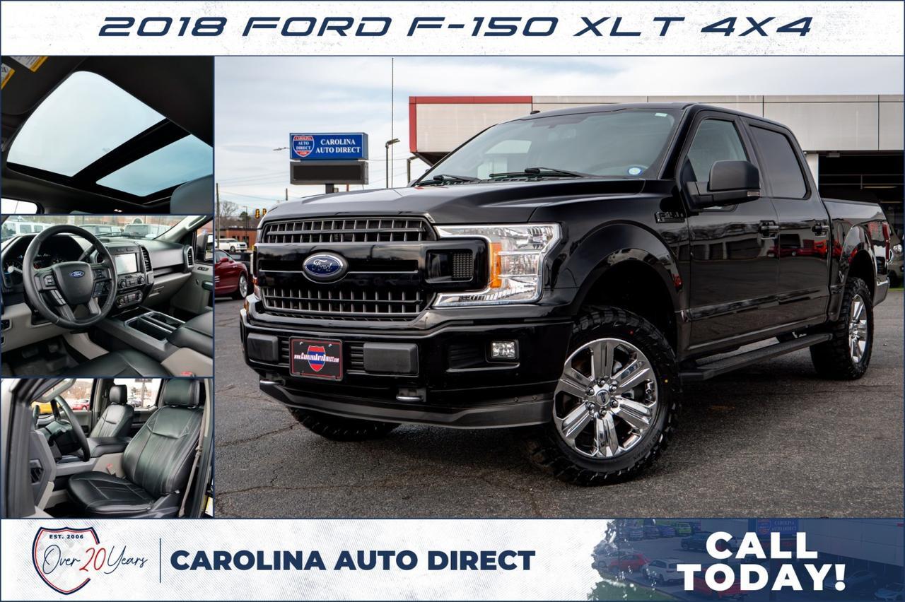 2018 Ford F-150 XLT 4X4 / 5.0L V8 / Pano Sunroof / Leather Seats!