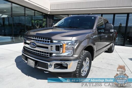 2018 Ford F-150 XLT / 4X4 / Crew Cab / AutoStart / 3.5L V6 EcoBoost / FX4 Pkg / Max Trailer Pkg / Power & Heated Cloth Seats / Bluetooth / Backup Camera / Keyless Entry / Block Heater / Bed Liner / Tow Pkg / 1-Owner Anchorage AK