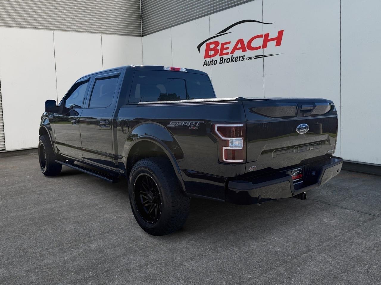 2018 Ford F-150 XLT, HEATED SEATS, BLUETOOTH, BED LINER, TONNEAU COVER, TOW PACKAGE, RUNNING BOARDS, POWER SLIDING REAR WINDOW, BACKUP CAMERA, POWER MIRRORS, MOONROOF, CLEAN CARFAX! Norfolk VA