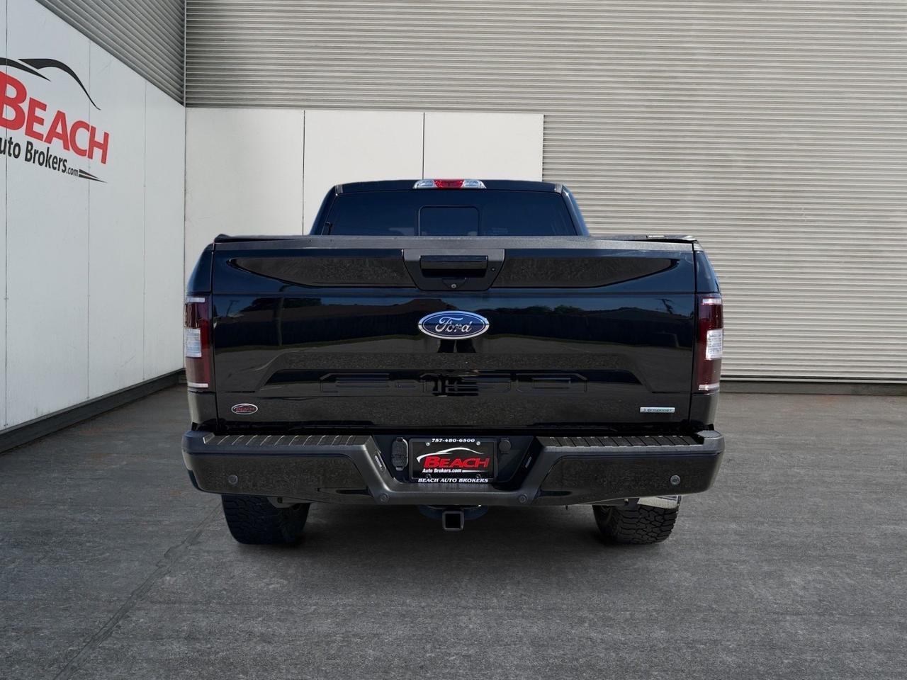 2018 Ford F-150 XLT, HEATED SEATS, BLUETOOTH, BED LINER, TONNEAU COVER, TOW PACKAGE, RUNNING BOARDS, POWER SLIDING REAR WINDOW, BACKUP CAMERA, POWER MIRRORS, MOONROOF, CLEAN CARFAX! Norfolk VA
