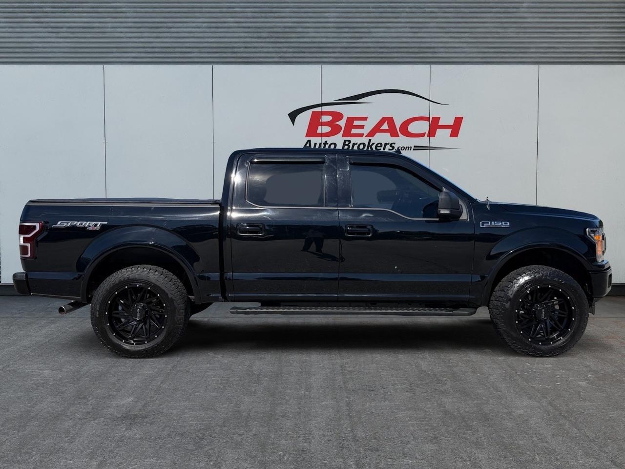 2018 Ford F-150 XLT, HEATED SEATS, BLUETOOTH, BED LINER, TONNEAU COVER, TOW PACKAGE, RUNNING BOARDS, POWER SLIDING REAR WINDOW, BACKUP CAMERA, POWER MIRRORS, MOONROOF, CLEAN CARFAX! Norfolk VA