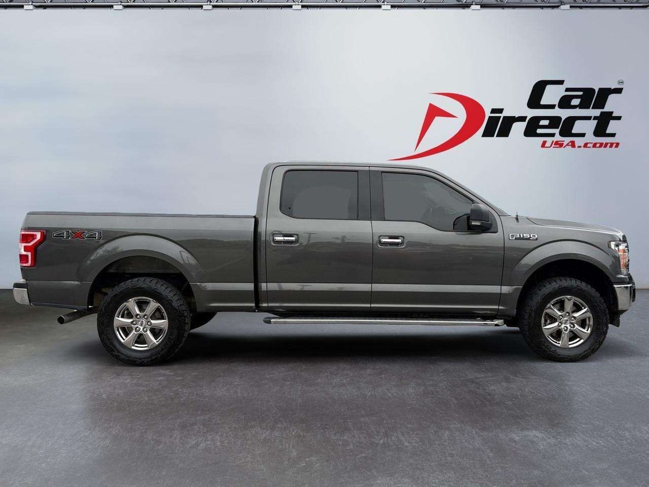 2018 Ford F-150 XLT, RUNNING BOARDS, AUTO START/STOP, BACKUP CAMERA WITH PARKING SENSORS, FLEX FUEL, TOW PACKAGE, POWER HEATED SEATS, CLEAN CARFAX, THIS FORD IS READY TO GET ON THE ROAD!