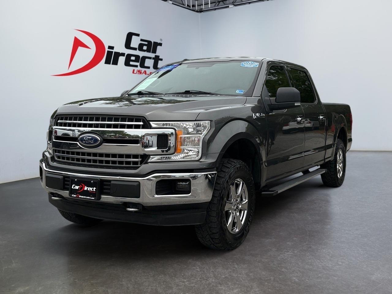 2018 Ford F-150 XLT, RUNNING BOARDS, AUTO START/STOP, BACKUP CAMERA WITH PARKING SENSORS, FLEX FUEL, TOW PACKAGE, POWER HEATED SEATS, CLEAN CARFAX, THIS FORD IS READY TO GET ON THE ROAD!