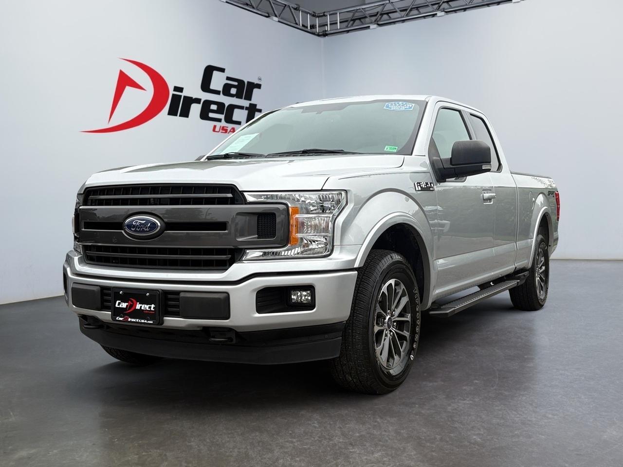 2018 Ford F-150 XLT SUPERCAB 4X4 5.0L COYOTE V8, NAVIGATION, BED LINER, TOW PACKAGE, RUNNING BOARDS, POWER REAR SLIDING WINDOW, BLIND SPOT ALERTS, HEATED SEATS, BACKUP CAMERA WITH PARKING SENSORS, LOW MILEAGE, ONLY 1 OWNER, COME TEST DRIVE TODAY! Virginia Beach VA