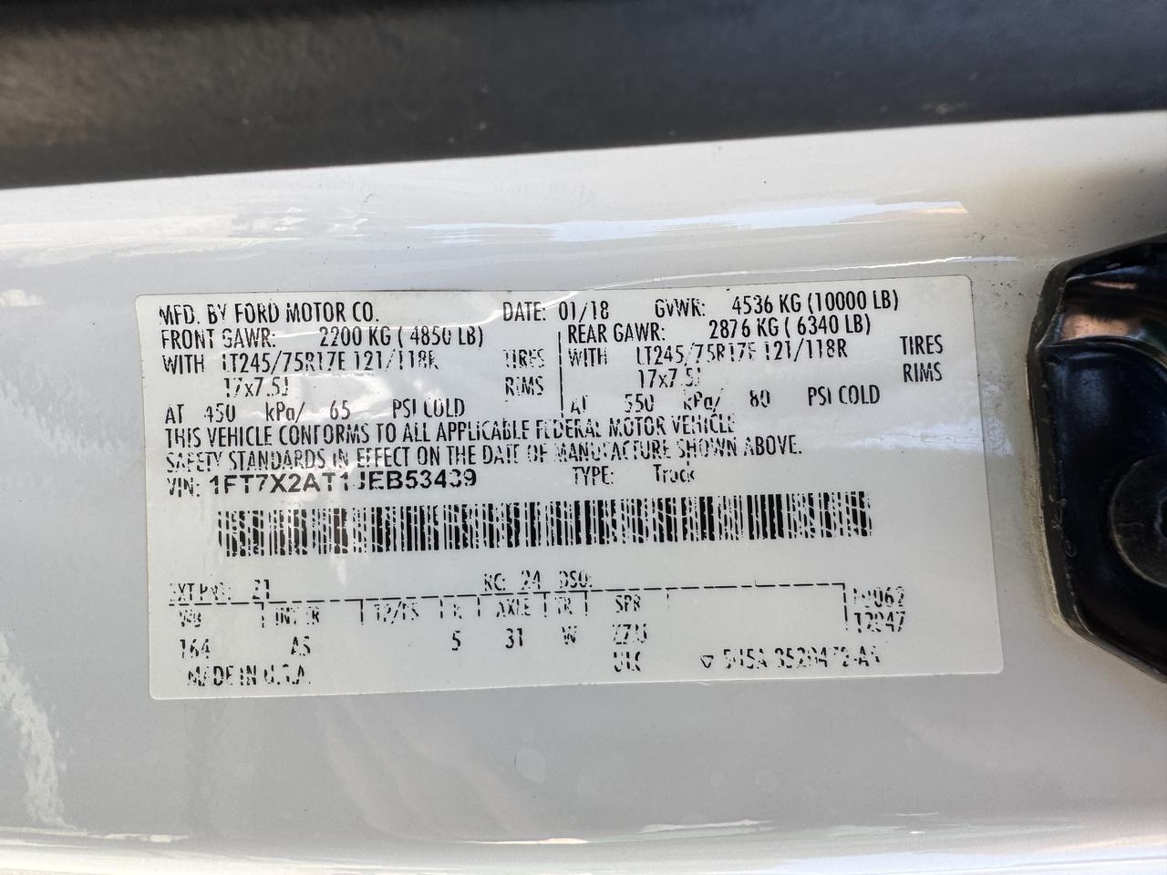 2018 Ford F-250 XL Monroe NC