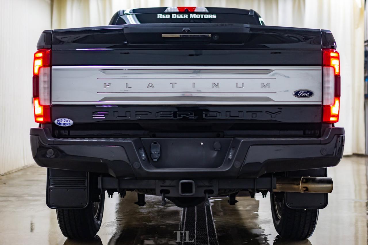 2018 Ford F-350 4x4 Crew Cab Platinum FX4 Diesel Leather Roof Nav Red Deer AB