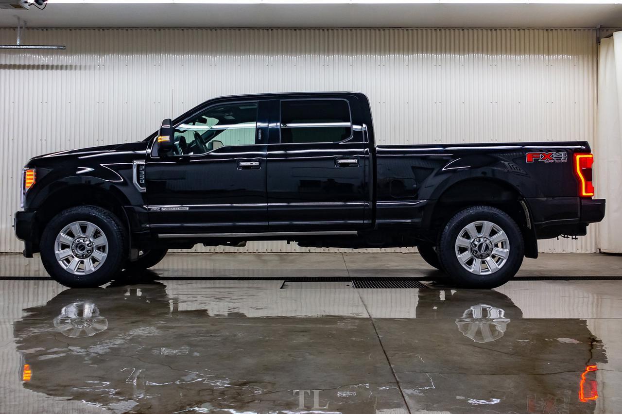 2018 Ford F-350 4x4 Crew Cab Platinum FX4 Diesel Leather Roof Nav Red Deer AB