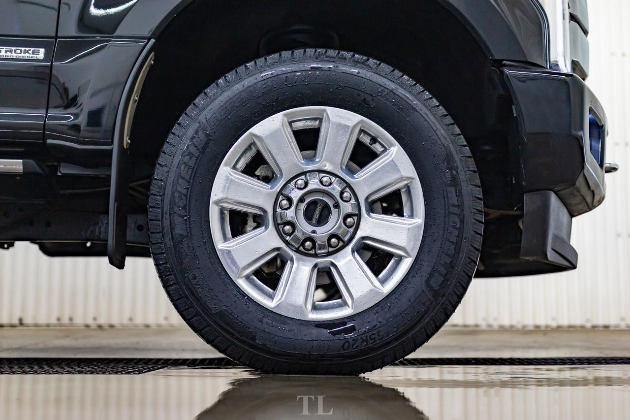 2018 Ford F-350 4x4 Crew Cab Platinum FX4 Diesel Leather Roof Nav Red Deer AB