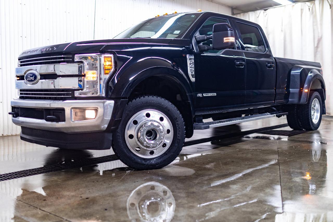 2018 Ford F-450 4x4 Crew Cab Lariat Dually Diesel Leather Roof Nav Red Deer AB