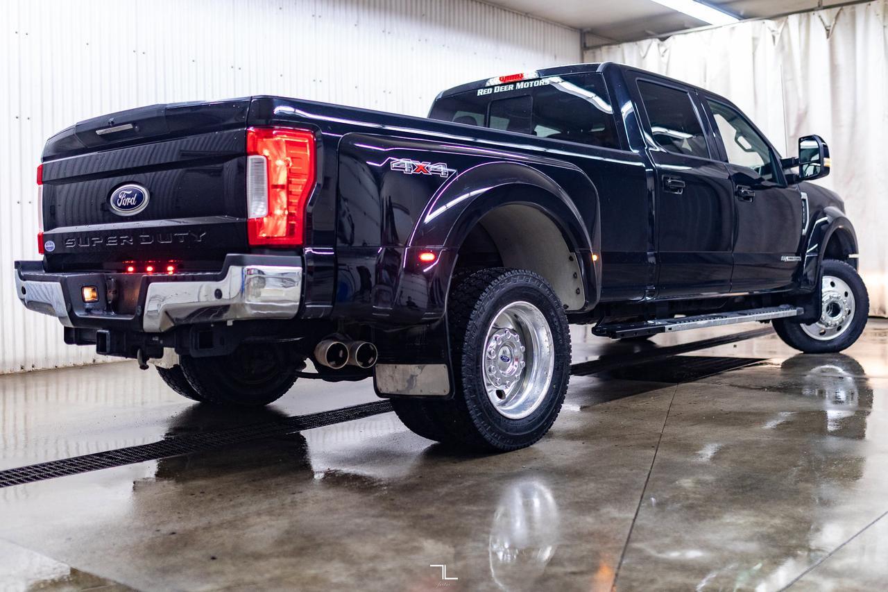 2018 Ford F-450 4x4 Crew Cab Lariat Dually Diesel Leather Roof Nav Red Deer AB